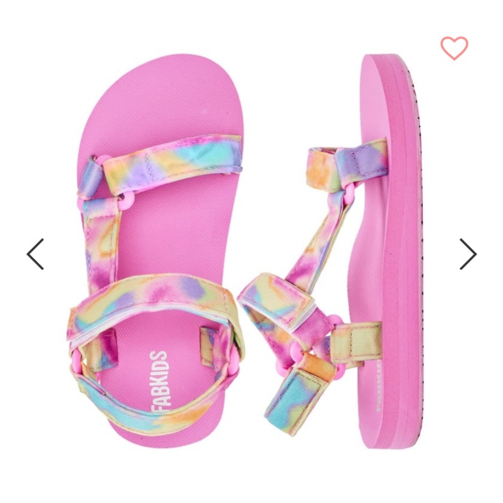Tie-Dye Active Strap Sandal (Little Kid Size 11/12)